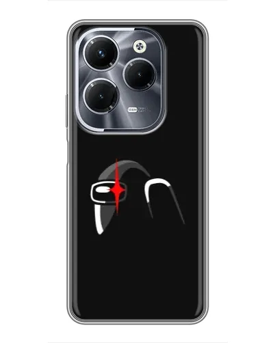 Чехол для Infinix Hot 40 Play с картинкой «Among Us шлем»
