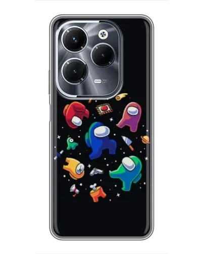 Чехол для Infinix Hot 40 Play с картинкой «Among Us космос»