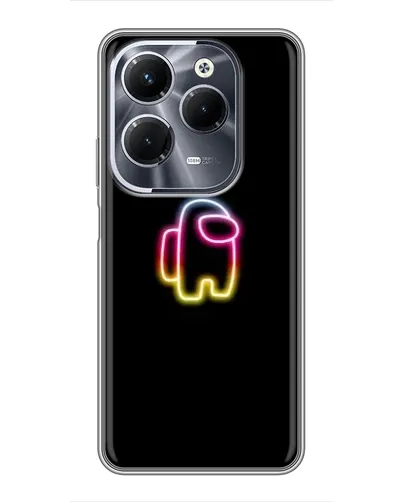Чехол для Infinix Hot 40 Play с картинкой «Among Us градиент»