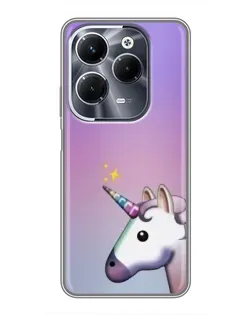 Чехол для Infinix Hot 40 Play с картинкой «Единорог градиент»