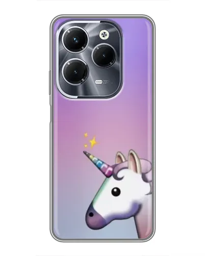 Чехол для Infinix Hot 40 Play с картинкой «Единорог градиент»