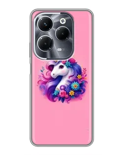 Чехол для Infinix Hot 40 Play с картинкой «Сказочный единорог»