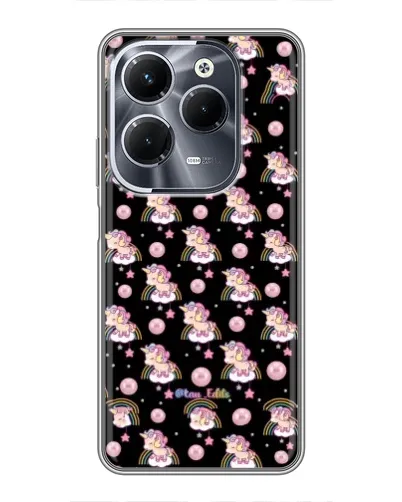 Чехол для Infinix Hot 40 Play с картинкой «Magic Unicorn паттерн»