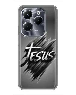 Чехол для Infinix Hot 40 Play с картинкой «Надпись Jesus Graffiti»