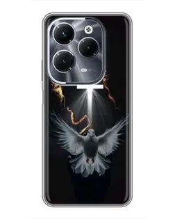 Чехол для Infinix Hot 40 Play с картинкой «Голубь и Свет»