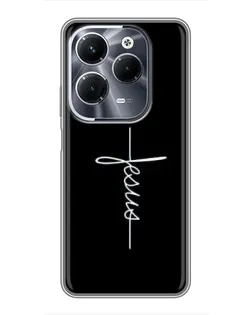 Чехол для Infinix Hot 40 Play с картинкой «Тонкая линия веры»