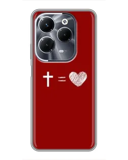 Чохол для Infinix Hot 40 Play з картинкою «Рівняння любові»