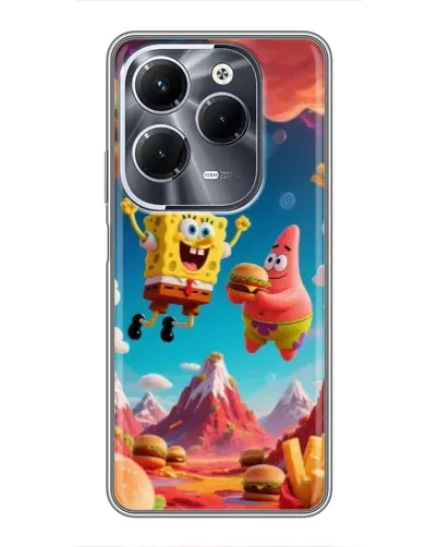 Чехол для Infinix Hot 40 Play с картинкой «Космический фастфуд» Чехол для Infinix Hot 40 Play с картинкой «Космический фастфуд»