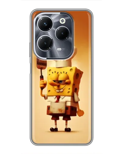 Чехол для Infinix Hot 40 Play с картинкой «Губка Боб повар» Чехол для Infinix Hot 40 Play с картинкой «Губка Боб повар»