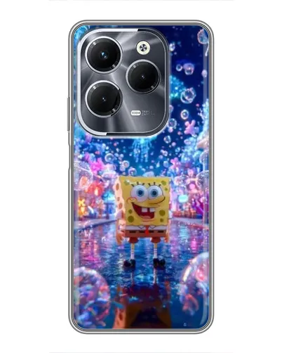 Чехол для Infinix Hot 40 Play с картинкой «Неоновый океан» Чехол для Infinix Hot 40 Play с картинкой «Неоновый океан»
