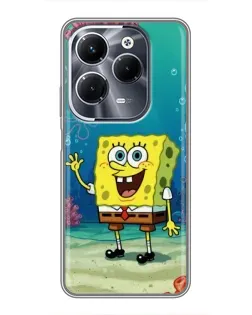 Чехол для Infinix Hot 40 Play с картинкой «Подводный привет»