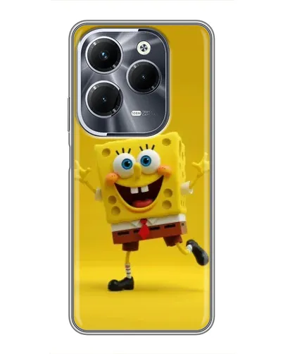 Чехол для Infinix Hot 40 Play с картинкой «Позитивный Губка Боб» Чехол для Infinix Hot 40 Play с картинкой «Позитивный Губка Боб»