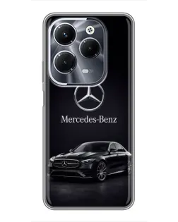 Чехол для Infinix Hot 40 Play с картинкой «Mercedes — решетка радиатора»