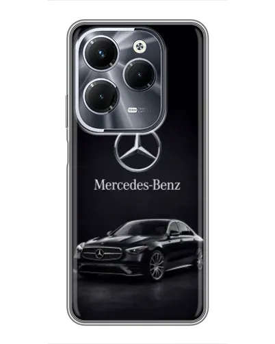 Чехол для Infinix Hot 40 Play с картинкой «Mercedes — решетка радиатора»