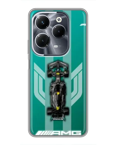 Чехол для Infinix Hot 40 Play с картинкой «Mercedes AMG Petronas»