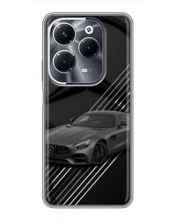 Чехол для Infinix Hot 40 Play с картинкой «Mercedes AMG — графика»