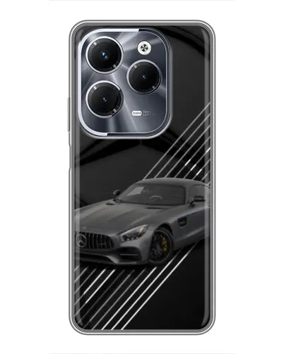Чехол для Infinix Hot 40 Play с картинкой «Mercedes AMG — графика»