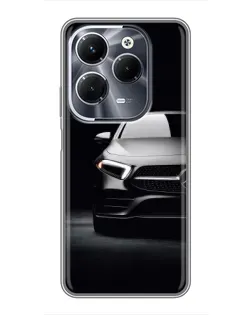 Чехол для Infinix Hot 40 Play с картинкой «Свет фар Mercedes»