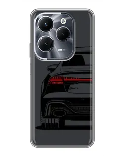 Чехол для Infinix Hot 40 Play с картинкой «Задняя часть Audi — арт»