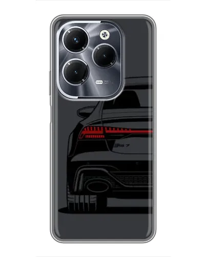 Чехол для Infinix Hot 40 Play с картинкой «Задняя часть Audi — арт»