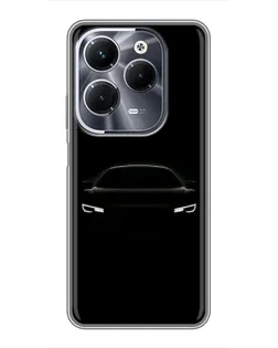 Чехол для Infinix Hot 40 Play с картинкой «Взгляд Audi в темноте»
