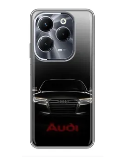 Чехол для Infinix Hot 40 Play с картинкой «Audi — градиентный контур»