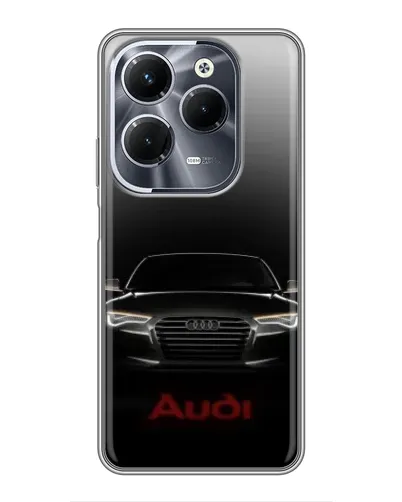 Чехол для Infinix Hot 40 Play с картинкой «Audi — градиентный контур»