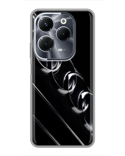 Чехол для Infinix Hot 40 Play с картинкой «Audi — абстрактные кольца»