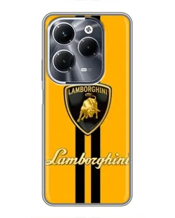 Чехол для Infinix Hot 40 Play с картинкой «Lamborghini Stripe желтый» Чехол для Infinix Hot 40 Play с картинкой «Lamborghini Stripe желтый»