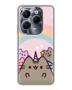 Чехол для Infinix Hot 40 Play с картинкой «Единорог Pusheen»