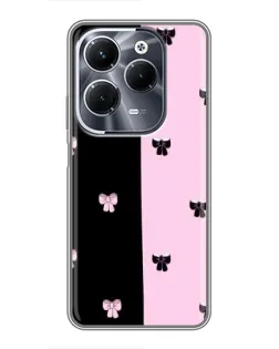 Чехол для Infinix Hot 40 Play с картинкой «Контрастные банты»