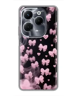 Чехол для Infinix Hot 40 Play с картинкой «Неоновое кружево»