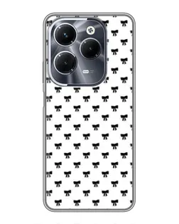 Чехол для Infinix Hot 40 Play с картинкой «Мини-бантики»