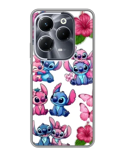 Чохол для Infinix Hot 40 Play з картинкою «Стікери Stitch та Angel» Чохол для Infinix Hot 40 Play з картинкою «Стікери Stitch та Angel»