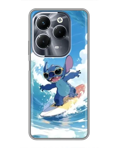 Чохол для Infinix Hot 40 Play з картинкою «Стіч на хвилі» Чохол для Infinix Hot 40 Play з картинкою «Стіч на хвилі»