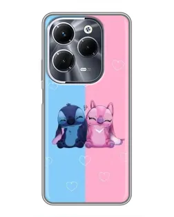 Чохол для Infinix Hot 40 Play з картинкою «Stitch та Angel Love» Чохол для Infinix Hot 40 Play з картинкою «Stitch та Angel Love»