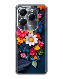 Чехол для Infinix Hot 40 Play с картинкой «Цветочная феерия» Чехол для Infinix Hot 40 Play с картинкой «Цветочная феерия»