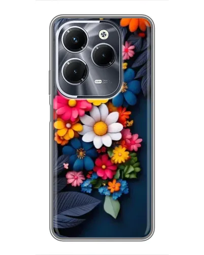 Чехол для Infinix Hot 40 Play с картинкой «Цветочная феерия» Чехол для Infinix Hot 40 Play с картинкой «Цветочная феерия»