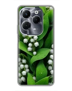 Чехол для Infinix Hot 40 Play с картинкой «Ландыши в зелени» Чехол для Infinix Hot 40 Play с картинкой «Ландыши в зелени»