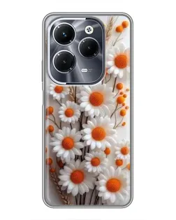 Чехол для Infinix Hot 40 Play с картинкой «Белые сухоцветы» Чехол для Infinix Hot 40 Play с картинкой «Белые сухоцветы»