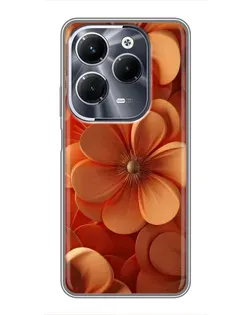 Чехол для Infinix Hot 40 Play с картинкой «Оранжевый макро цветок» Чехол для Infinix Hot 40 Play с картинкой «Оранжевый макро цветок»