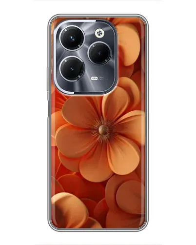 Чехол для Infinix Hot 40 Play с картинкой «Оранжевый макро цветок» Чехол для Infinix Hot 40 Play с картинкой «Оранжевый макро цветок»