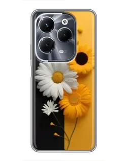 Чехол для Infinix Hot 40 Play с картинкой «Подсолнух и ромашка» Чехол для Infinix Hot 40 Play с картинкой «Подсолнух и ромашка»