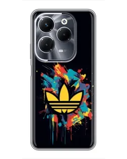 Чохол для Infinix Hot 40 Pro з картинкою «Adidas Splash»