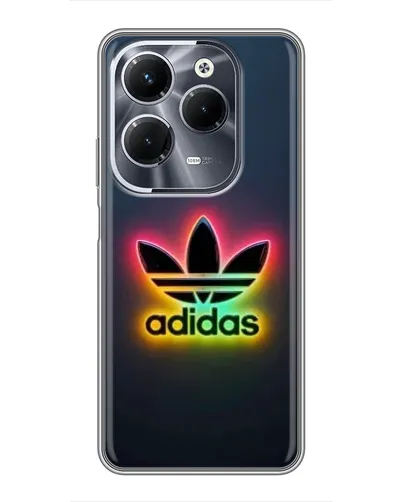 Чехол для Infinix Hot 40 Pro с картинкой «Неоновый Adidas» Чехол для Infinix Hot 40 Pro с картинкой «Неоновый Adidas»