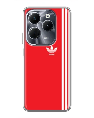Чехол для Infinix Hot 40 Pro с картинкой «Красный минимализм Adidas» Чехол для Infinix Hot 40 Pro с картинкой «Красный минимализм Adidas»
