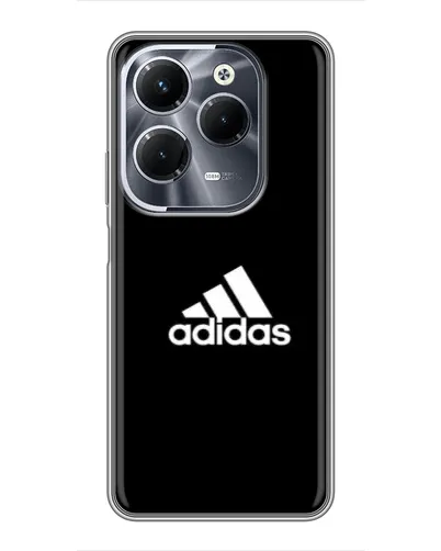 Чехол для Infinix Hot 40 Pro с картинкой «Черная классика Adidas» Чехол для Infinix Hot 40 Pro с картинкой «Черная классика Adidas»