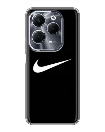 Чехол для Infinix Hot 40 Pro с картинкой «Минималистический Найк» Чехол для Infinix Hot 40 Pro с картинкой «Минималистический Найк»