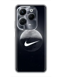 Чехол для Infinix Hot 40 Pro с картинкой «Nike в стиле граффити»