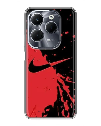 Чехол для Infinix Hot 40 Pro с картинкой «Красные брызги Nike» Чехол для Infinix Hot 40 Pro с картинкой «Красные брызги Nike»